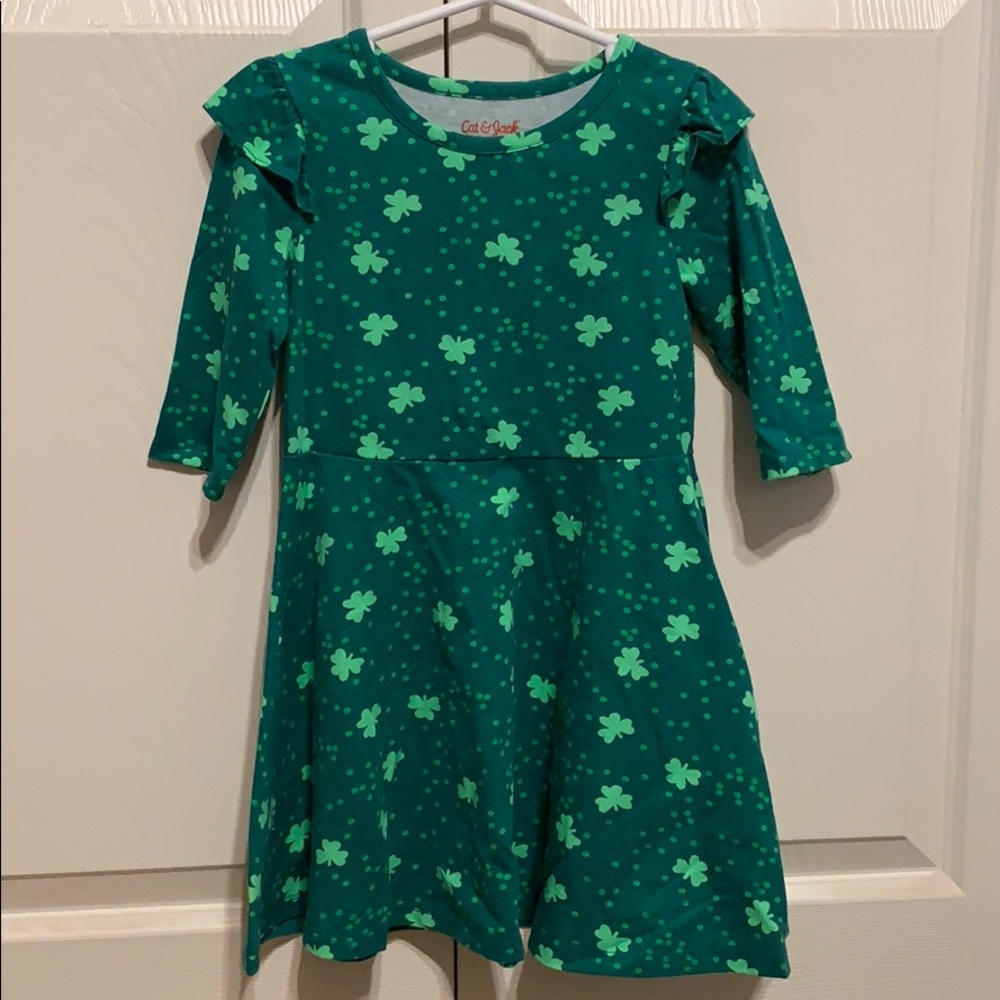 Girls Shamrock dress
